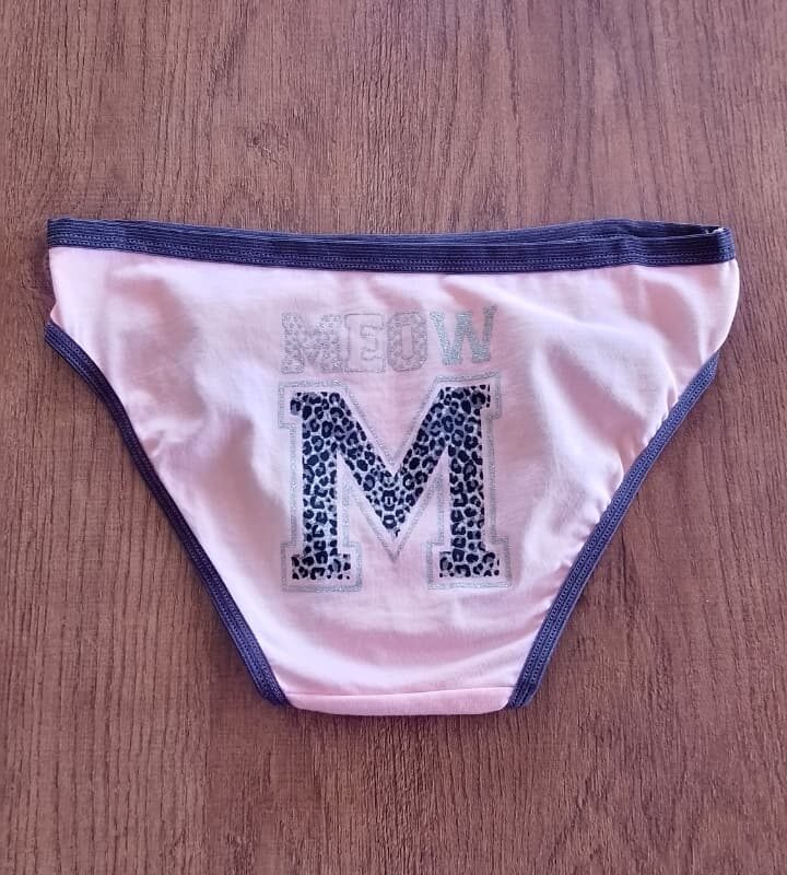 Pink and Black Meow Panty